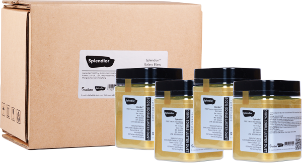 FREE Titanium dioxide Edible Gold Luster