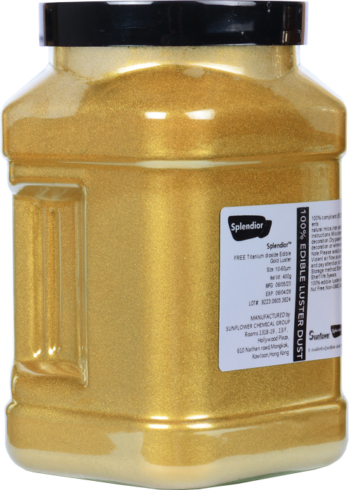 FREE Titanium dioxide Edible Gold Luster